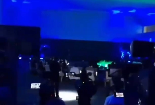 Apagón en reunión del presidente