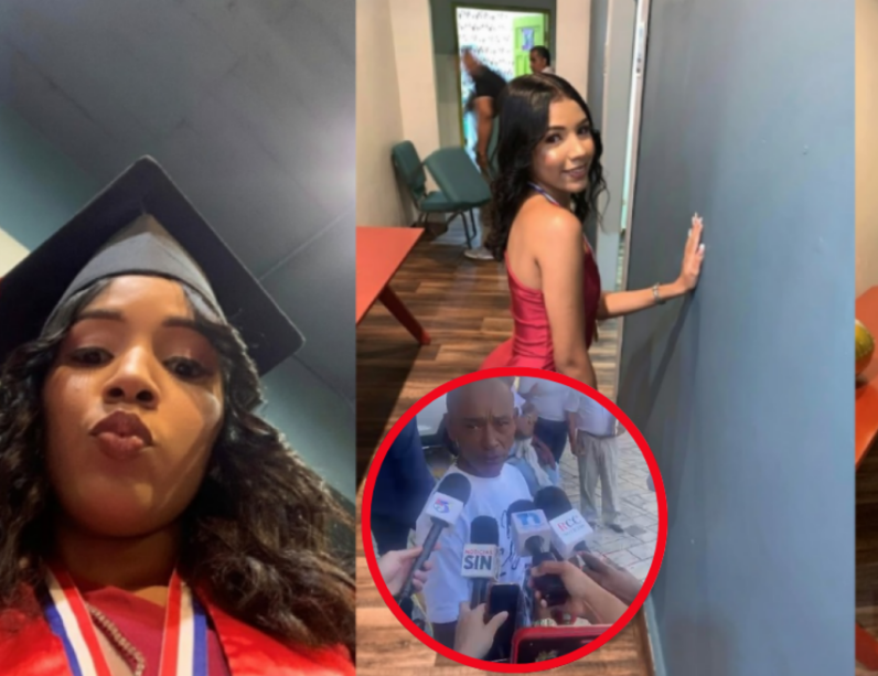 Iván Santos, padre de la joven Perla Jokasta Santos Pacheco, asesinada en el sector Los Guandules.