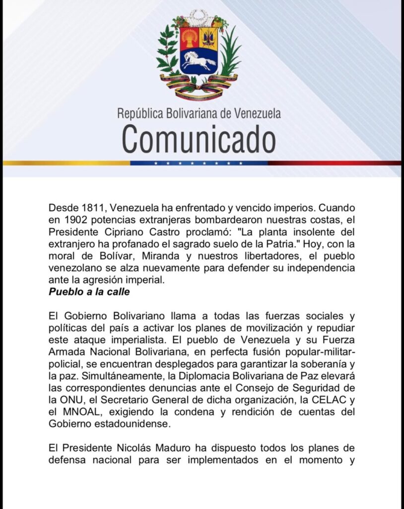 el presidente de venezuela, nicolás maduro, ha declarado el estado de conmoción exterior en todo (2)