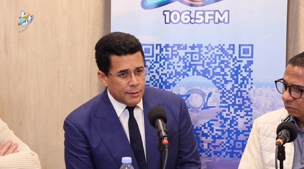 David Collado, ministro de Turismo de la República Dominicana, entrevistado en El Sol de la Mañana en el marco de Fitur 2026.