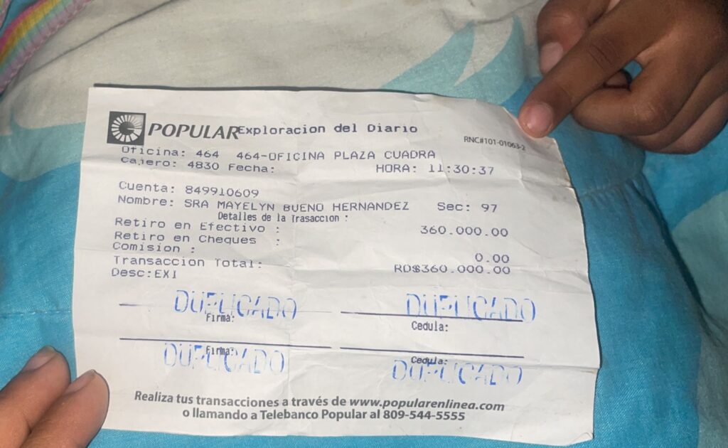 Estafa bancaria involuntaria