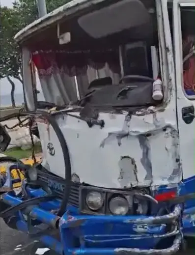 choque en el malecon