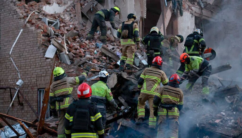 Dniper, epicentro del ataque más devastador