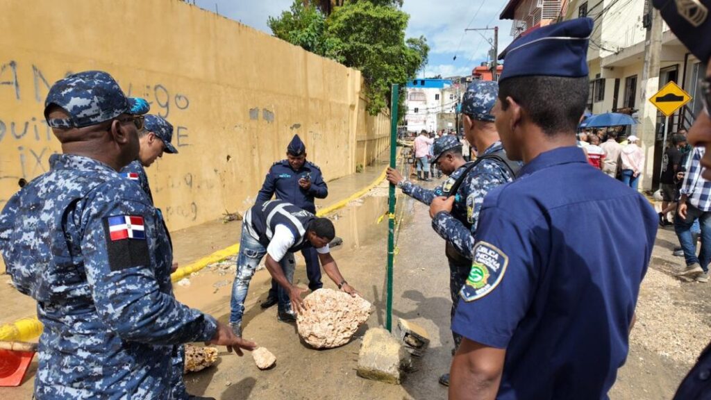 Medidas de seguridad en la zona