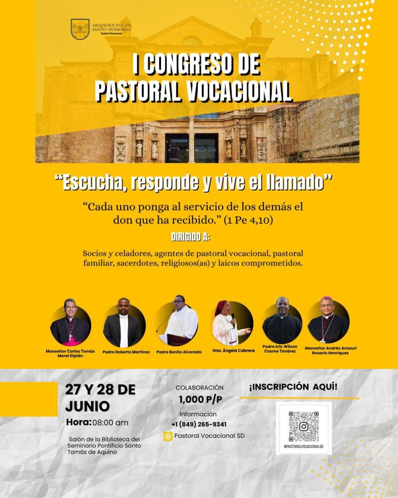 Participación nacional y respaldo de la Arquidiócesis de Santo Domingo