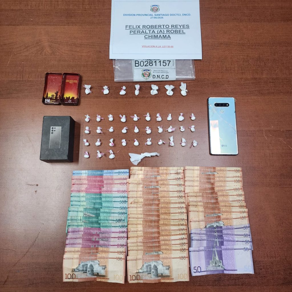Santiago, La Altagracia y SPM concentran incautaciones de drogas y múltiples arrestos